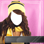 Woman Scarf Photo Montage icon