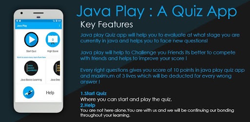Java Play: Java quiz app from Awwalsoft pc screenshot Java Play: Java quiz app from Awwalsoft pc screenshot