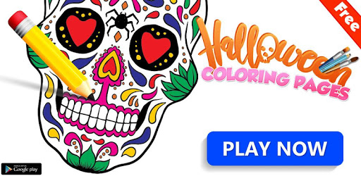 Scary Halloween Coloring Pages - Sugar Skulls pc screenshot Scary Halloween Coloring Pages - Sugar Skulls pc screenshot