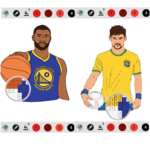 Color by Numbers Or Draw Famous Players icon