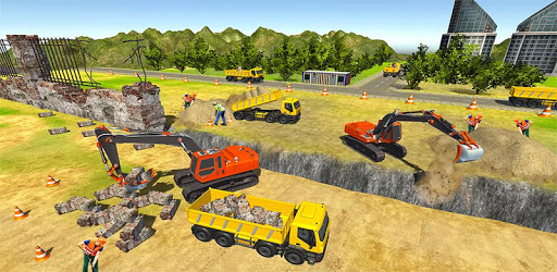 Security Wall Construction Mountain Border Games pc screenshot