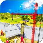 Security Wall Construction Mountain Border Games icon