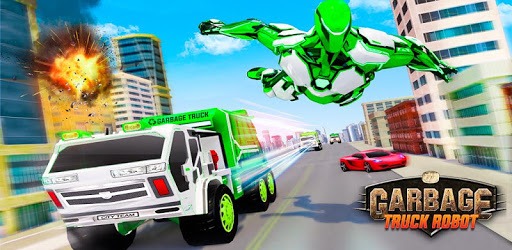 Flying Garbage Truck Robot Transform: Robot Games pc screenshot