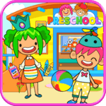 Pretend Preschool - Kids School Learning Games icon