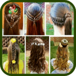 Hairstyles for girls for pc icon Hairstyles for girls for pc icon