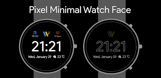 Pixel Minimal Watch Face pc screenshot