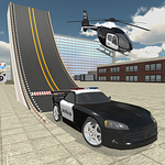 Police Car Stunt Simulation 3D icon