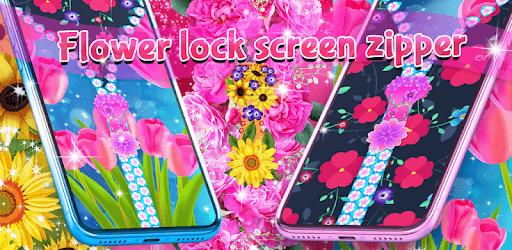 Flower lock screen zipper pc screenshot Flower lock screen zipper pc screenshot
