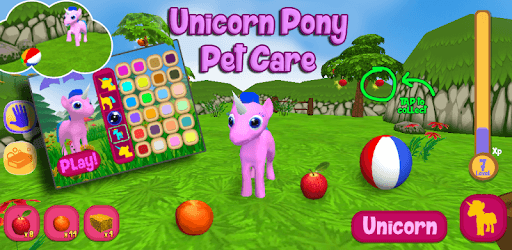 Unicorn Pony Pet Care pc screenshot Unicorn Pony Pet Care pc screenshot