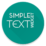 Simple Text Widget (Any Text) icon