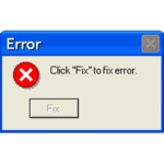 Legend XP Error icon