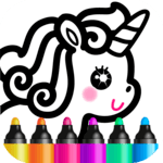 Kids Drawing Games for Girls! Apps for Toddlers! icon