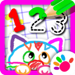 Bini 123 Draw🎨 Toddler Counting Drawing for Kids icon
