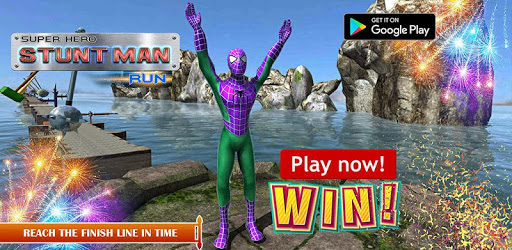 Superhero Stuntman Run - Water Park Games pc screenshot