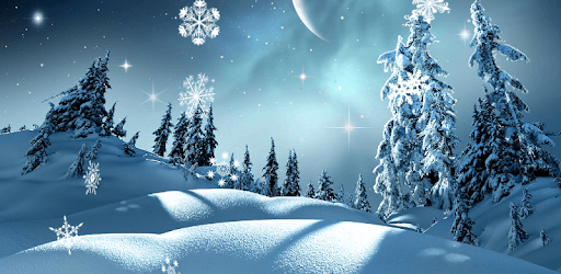Winter Night Wallpaper pc screenshot Winter Night Wallpaper pc screenshot