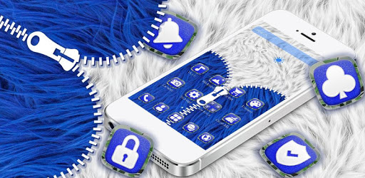 Blue Furry Zipper Theme pc screenshot Blue Furry Zipper Theme pc screenshot