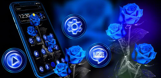 Romantic Blue Rose Theme pc screenshot Romantic Blue Rose Theme pc screenshot