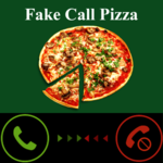Fake pizza line icon