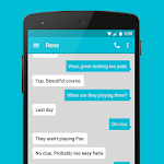 EvolveSMS - Simple Cyan icon