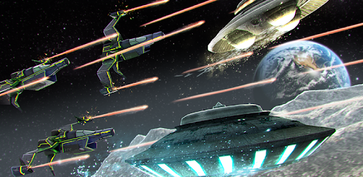 UFO Space Ship in the Moon 3D pc screenshot