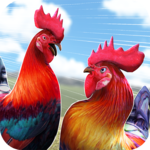 Wild Rooster Run - Frenzy Chicken Farm Race icon