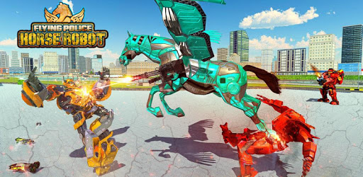 US Police Transform Robot Unicorn Flying Horse pc screenshot US Police Transform Robot Unicorn Flying Horse pc screenshot