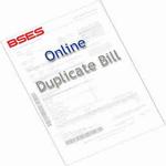 BSES Duplicate Bill Print icon