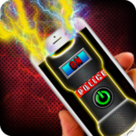 Shock. Stun gun icon