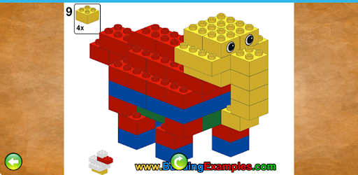 Animals with building bricks pc screenshot