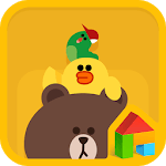 Brown LINE Launcher theme icon