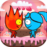 Red boy and Blue girl - Candy World Adventure icon