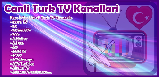Canli Turk TV Kanallari pc screenshot