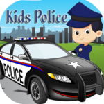 Kids Police Car Driving Simulator Racing games icon
