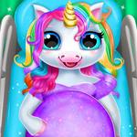 Pregnant Unicorn Mom And Baby Daycare-Unicorn Game for pc icon