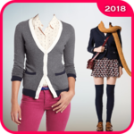 Woman Fashion Photo Suit icon