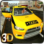 City Taxi Driver: Yellow Cab Crazy Car Driving icon
