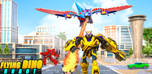 Flying Dino Transform Robot: Dinosaur Robot Games pc screenshot Flying Dino Transform Robot: Dinosaur Robot Games pc screenshot