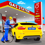 Gas Station Car Driving Simulator Car Parking Game icon
