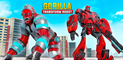 Angry Gorilla Robot Car Transformation: Robot Game pc screenshot