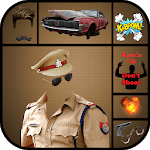 Police Man Suit Photo Editor - Uniform Dress Maker icon