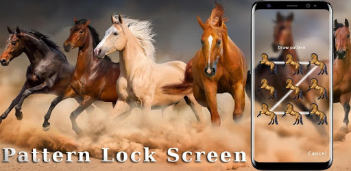Horses Pattern Lock Screen 🐴 pc screenshot