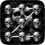 Skull 3D Pattern Lock Screen icon