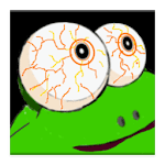 Frog burst icon