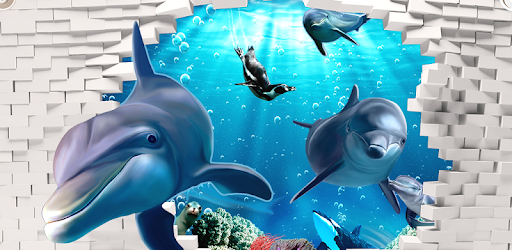 Dolphin Live Wallpaper HD 4K pc screenshot Dolphin Live Wallpaper HD 4K pc screenshot