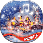 Christmas Songs Live Wallpaper with Music 🎶 icon