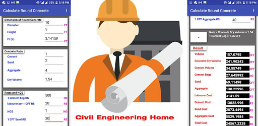 Construction Calculator For Civil Engineers pc screenshot