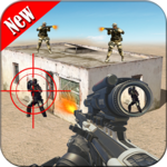 Commando combat shoot 3D icon