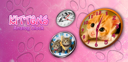 Kittens Analog Clock pc screenshot