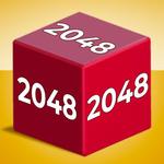 Chain Cube: 2048 3D merge game icon