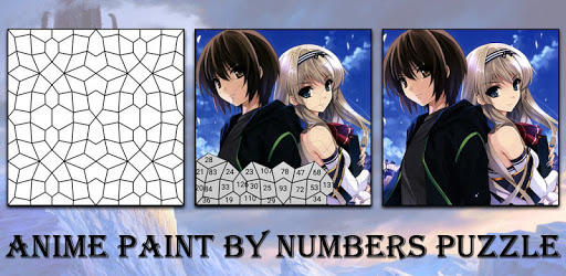 Manga Anime Paint By Numbers Puzzle pc screenshot